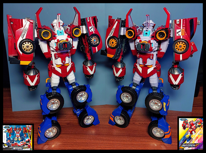 Мастер Ви: слева - "Lemao-ACG", справа - "Young Toys"