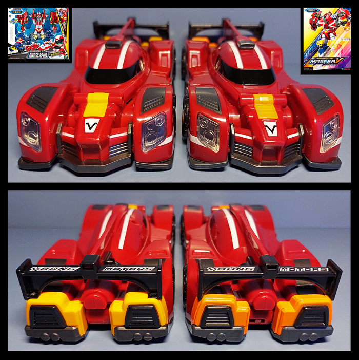 Спиди: слева - "Lemao-ACG", справа - "Young Toys"