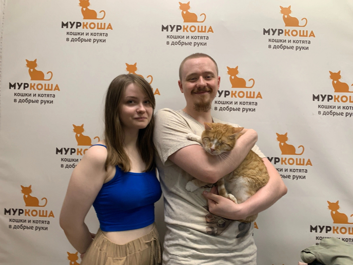 Котик уехал домой 13 июля 2024 года.