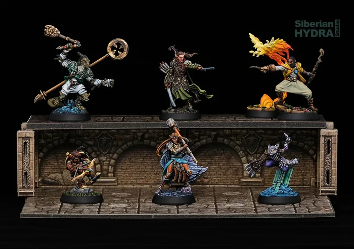 Descent: Tales of Darkness (Act II) - My, Painting miniatures, Miniature, Painting, Descent, Board games, Tabletop role-playing games, Longpost