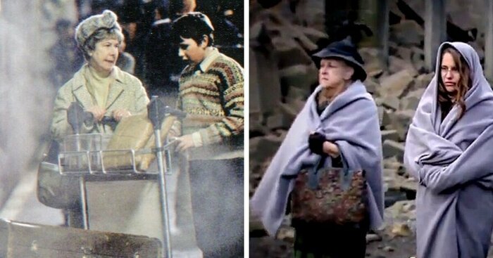 Бабуля Невилла в 1 и 8 фильмах