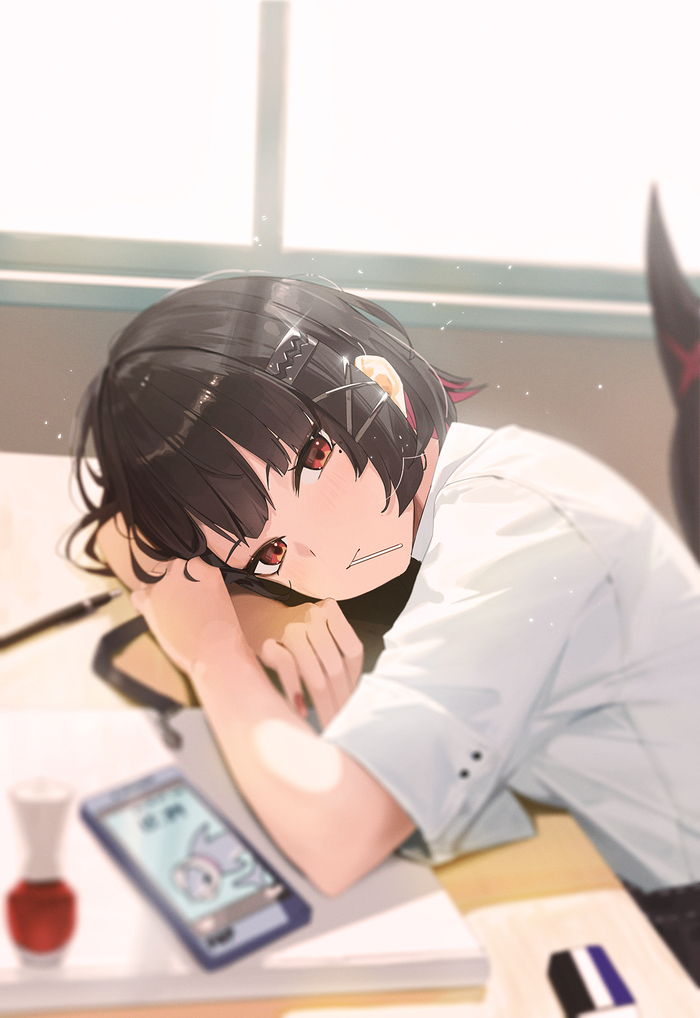  Anime Art, , Ellen Joe (zzz), Zenless Zone Zero, Seifuku, Fieryonion