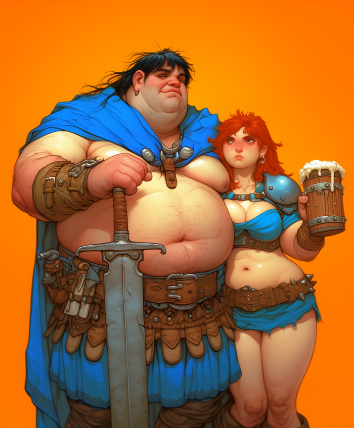 Скуф-Варвар и Рыжая Альтушка