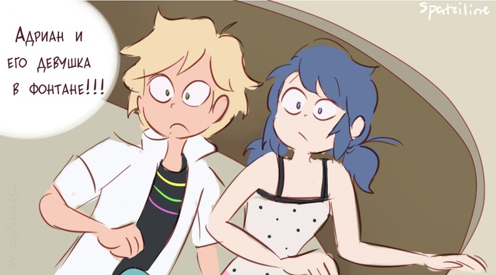  ... , ,    -, Chat Noir, Marinette, Spatziline, 