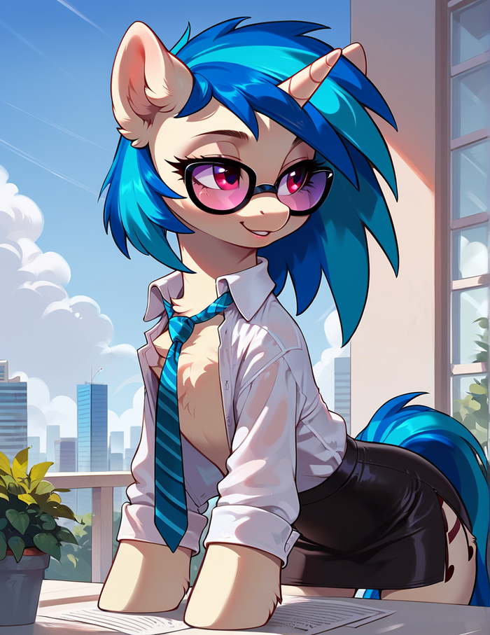   , My Little Pony, Ponyart, Vinyl Scratch
