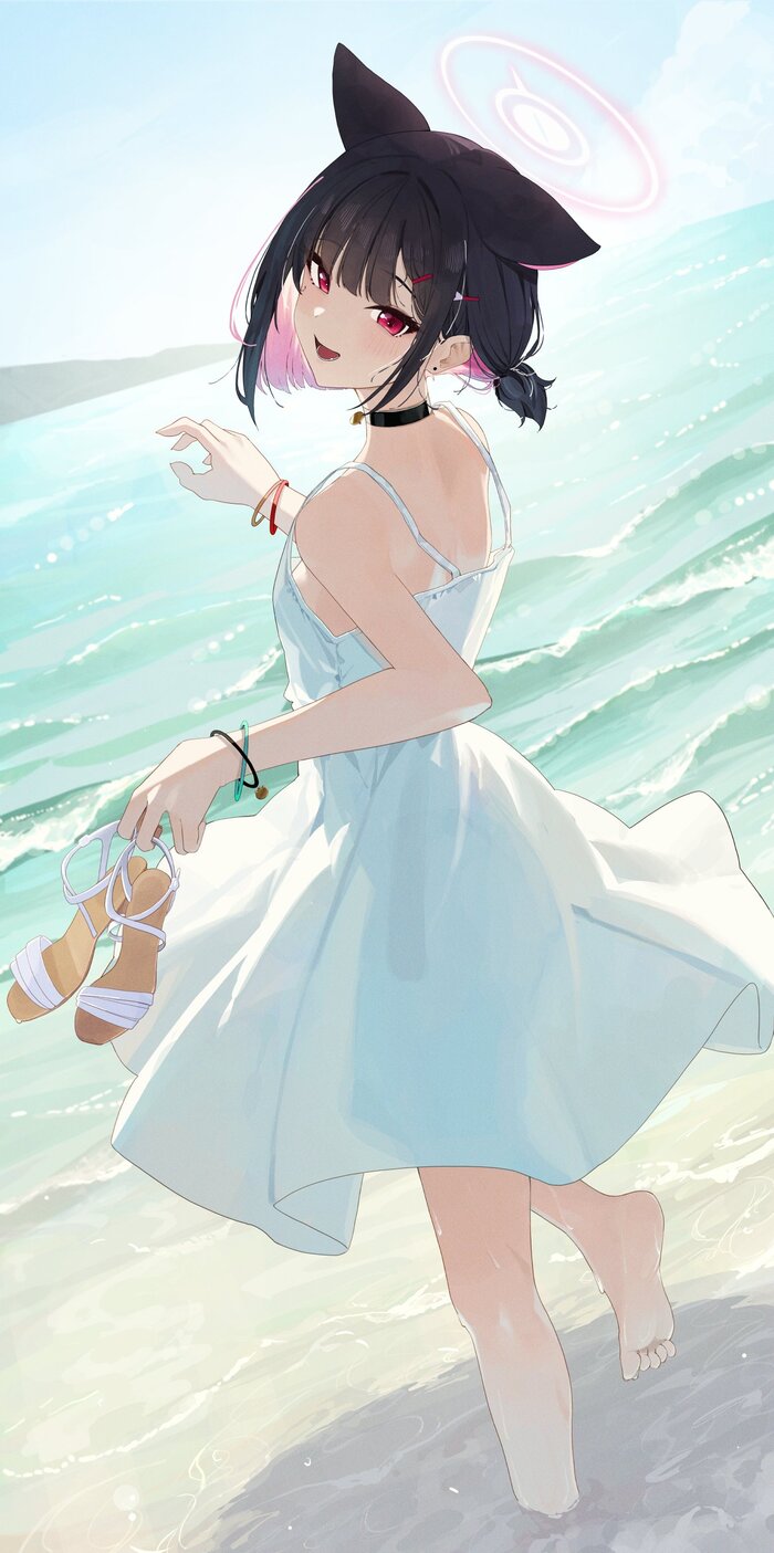    Anime Art, , , , Blue Archive, Kyouyama Kazusa, Animal Ears, , , , Twitter ()