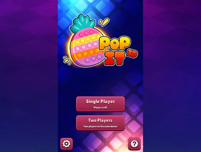 Puzzle game template for single player 1 and 2 players is being distributed Pop It 3d Fidget, two players game with AI on Asset store Unity - Development of, Gamedev, Indie game, Инди, Distribution, Unity, Asset store, Asset, Pop it, Video, Youtube, Longpost