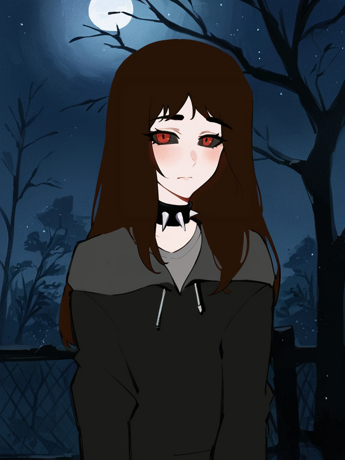 Black Shadow - Creepypasta Art