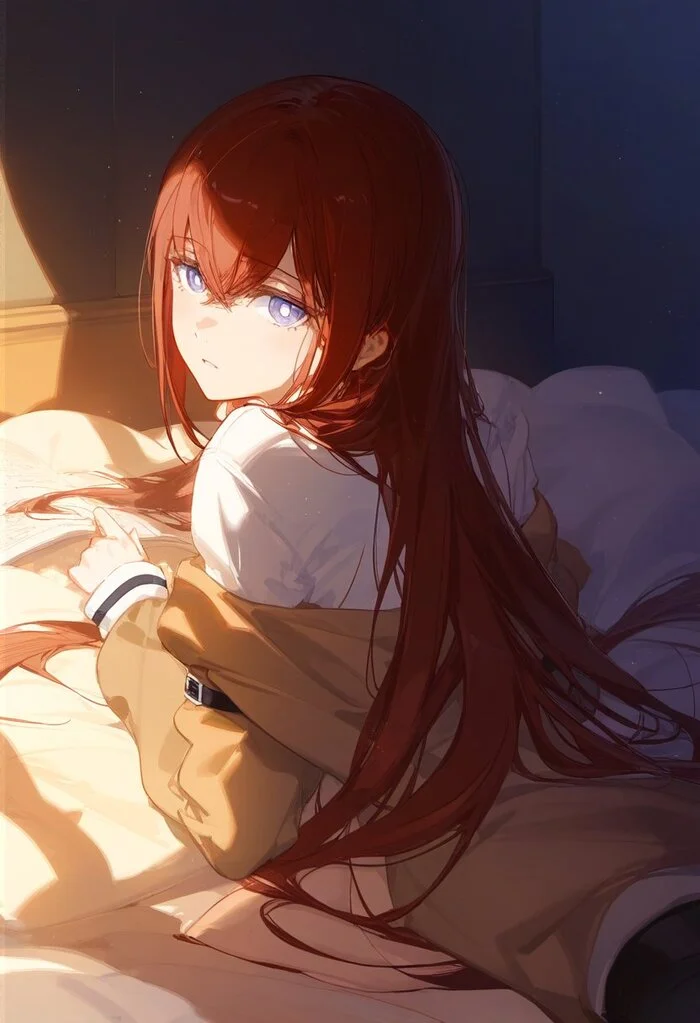 Kurisu - Anime art, Anime, Kurisu makise, Steins gate, Neural network art