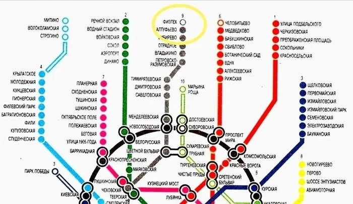 The working names of the newest stations on the Circle Line of the Moscow Metro have appeared on the Internet - Ecology, Moscow, Metro, MIPT