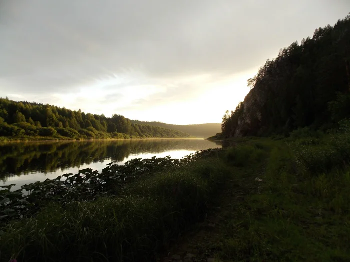 Chusovaya. Sunset - My, Chusovaya River, Ural, Sunset, Nature, Landscape, The photo