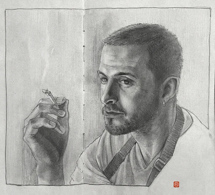 Frenchie | The Boys - My, Art, Foreign serials, Traditional art, Pencil drawing, Sketch, Boys (TV series), Sketchbook, Sketch