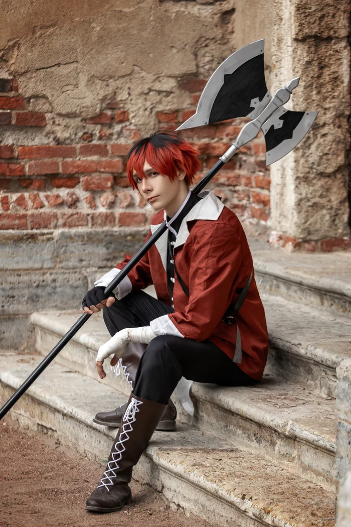 Stark cosplay from Freeren - My, Anime, Cosplay, Sousou no Frieren, The photo