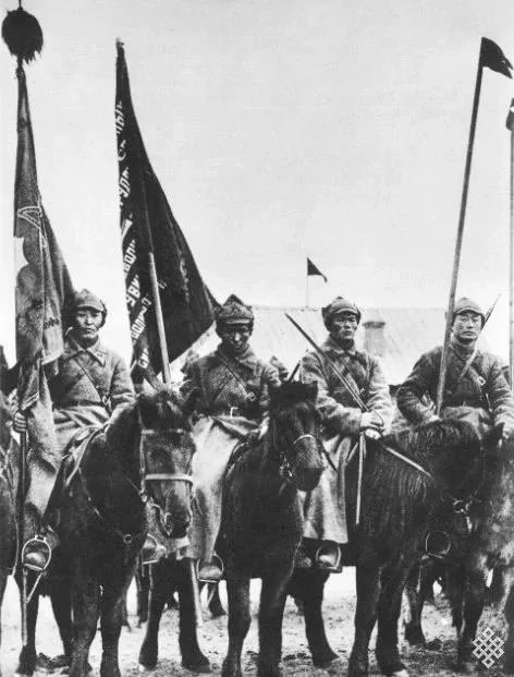 Soldiers of the Separate Buryat-Mongolian Cavalry Division of the Red Army, 1929 - the USSR, Red Army, Army, The photo, Buryats, Mongols