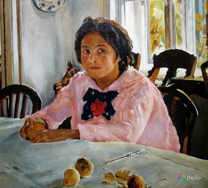 Murder in Valentin Serov’s film “Girl with Peaches” - My, Fate, Reading, Negative, Absurd, Critical thinking, Критика, Humor, Russian literature, Truth, Longpost