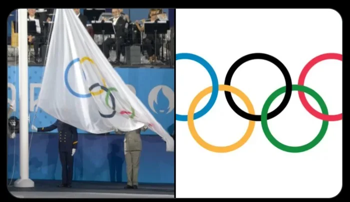 The Olympic flag was hung upside down at the opening ceremony of the Games in Paris. - news, Society, France, Paris, Olympic Games, Flag, Uraru, Video, Video VK