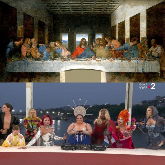 «Тайная вечеря» Леонардо да Винчи по версии организаторов Олимпиады в Париже