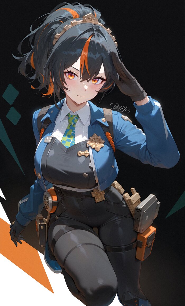 Zhu Yuan  , Anime Art, , Zhu Yuan (zzz), Zenless Zone Zero, Game Art, Telegram ()