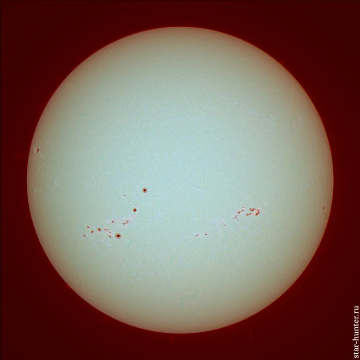 Multispectral Sun, July 27, 2024 - My, The sun, Astrophoto, Astronomy, Space, Anapa, Anapadvor