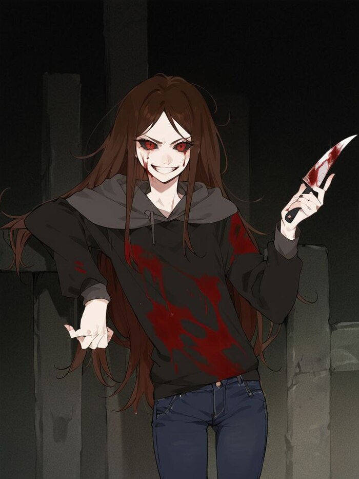 Black Shadow - Creepypasta Art