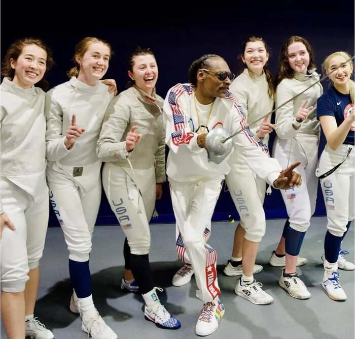 Just Snoop with a saber (no horse) - Snoop dogg, Fencing, Olympic Games