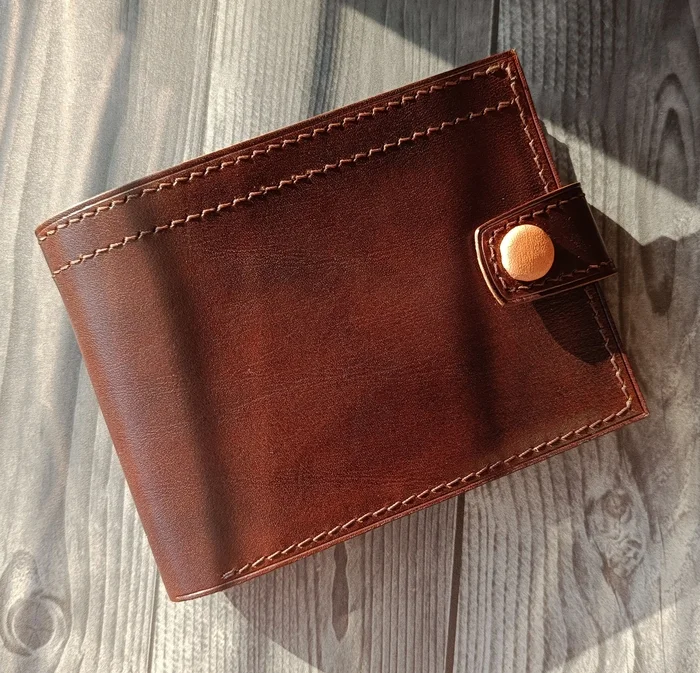 Large wallet for car documents, bills, cards and small change made of Italian leather Tempesti - My, Purse, Handmade, Natural leather, Leather products, Leather, Wallet, Accessories, Longpost, Needlework without process