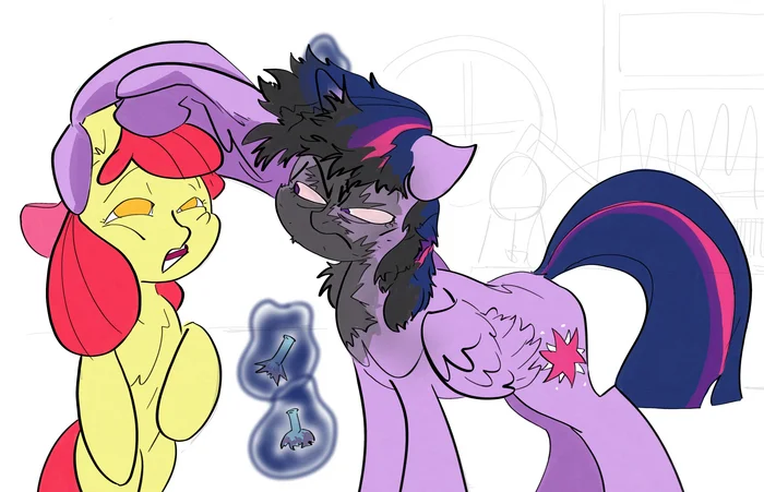 Crete failure - My little pony, Twilight sparkle, Applebloom