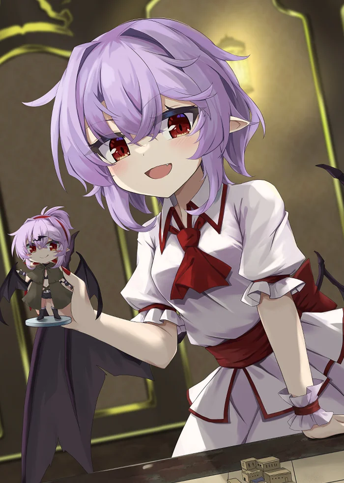 Remilia - Touhou, Remilia scarlet, Anime art, Game art, Anime, Games, Merch, Figurines