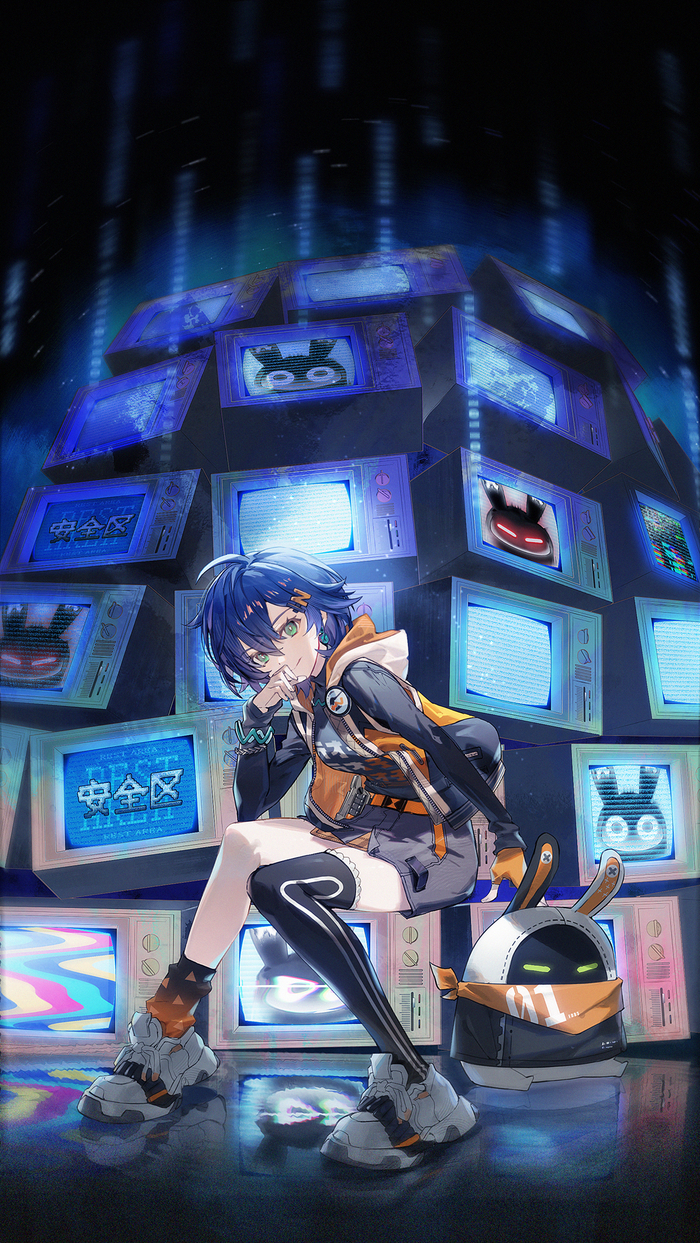 Anime Art, , , Wise (zzz), Belle (zzz), Zenless Zone Zero, 