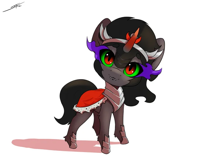 Little crystal villain - My little pony, King sombra, Skitsroom