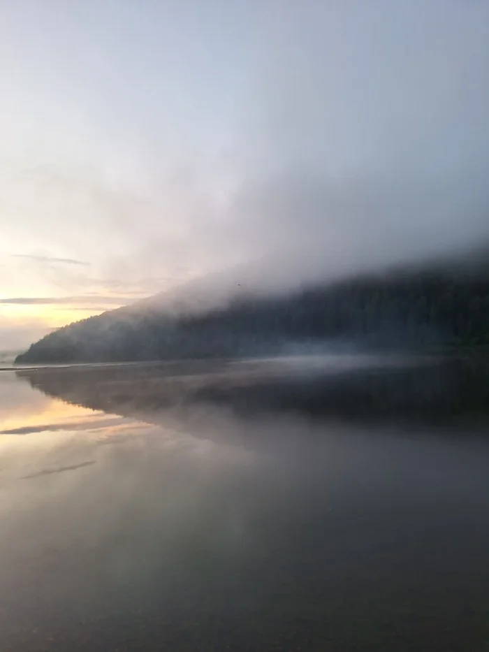 Do you love fogs as much as I love them?!)) Vishera doesn’t let go)) - My, River rafting, Vishera, Fog, Longpost, Perm Territory, The photo, Landscape