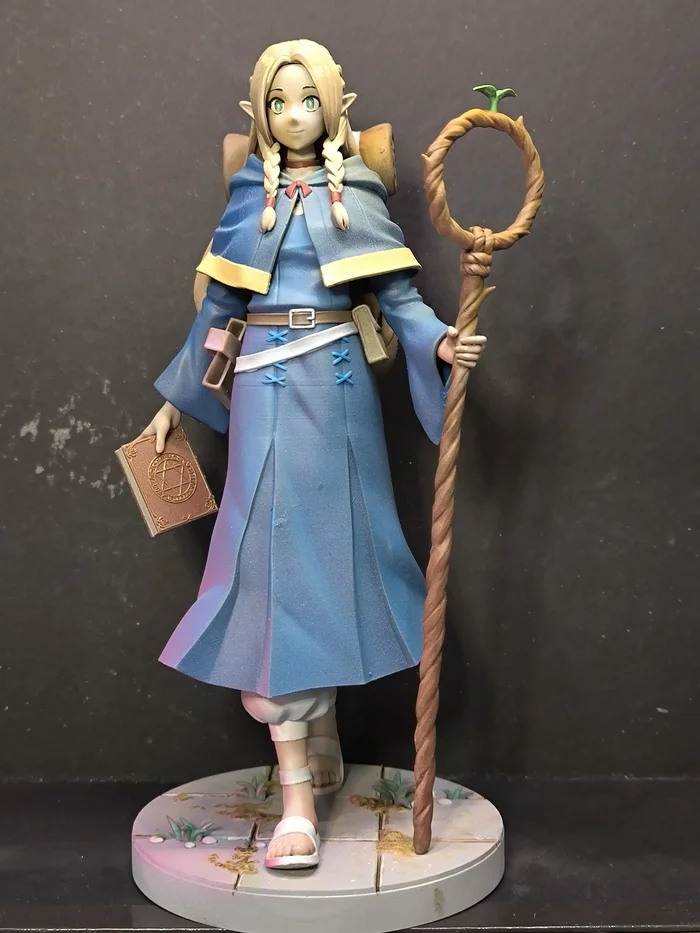 Painting the Marcille figurine - My, Painting miniatures, 3D печать, Painting, Painting, Needlework with process, Anime, Figurines, Longpost