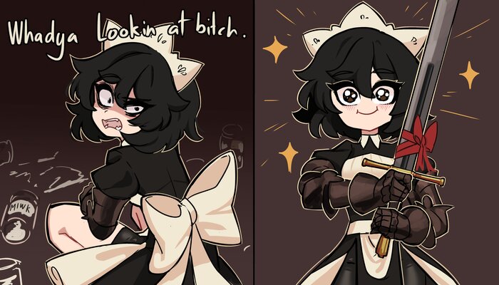 До и после подарка