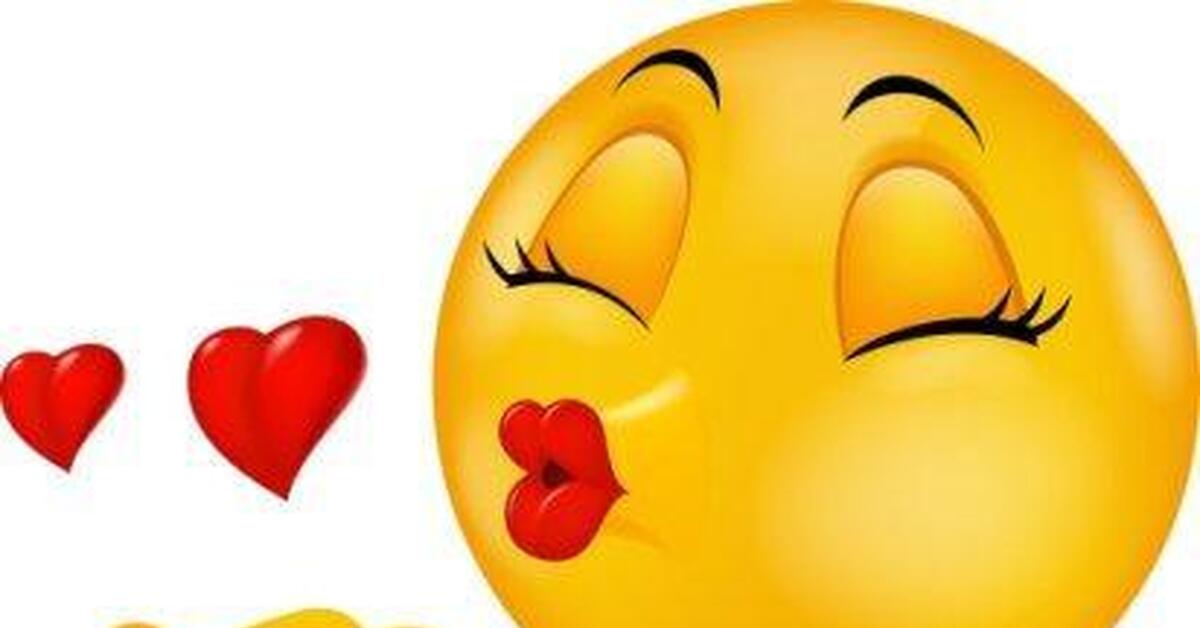 Смайлик поцелуйчик картинки