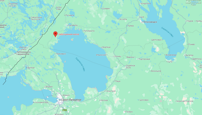 Кирха на карте