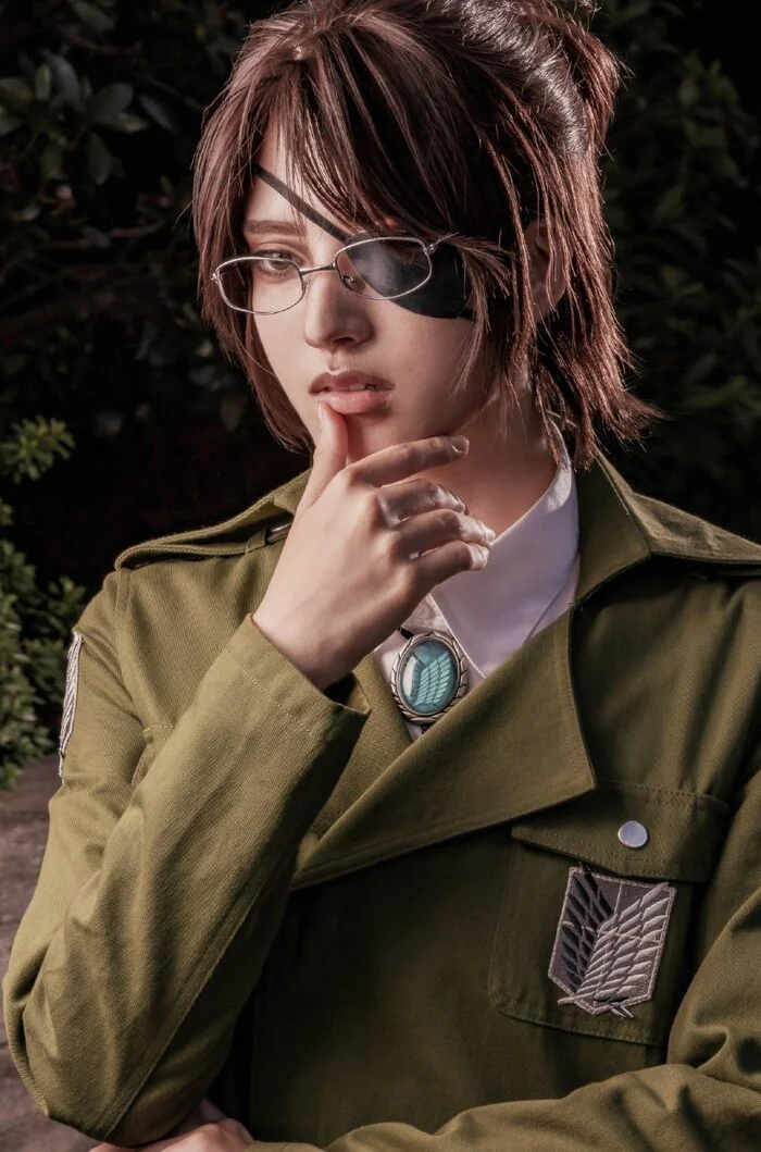 Shingeki no Kyojin | Hange Zo - Косплей, Hange zoe, Attack on titan, Фотография, Twitter (ссылка)