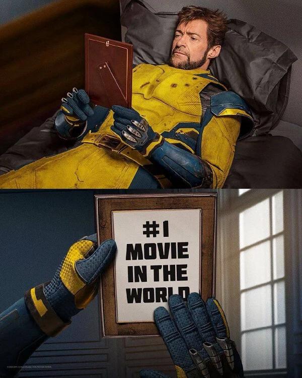 Reply to the post “Hugh Jackman recreated this meme” - Hugh Jackman, Wolverine (X-Men), Memes, Reconstruction, Comics, Actors and actresses, USA, Movies, Box office fees, news, Society, Reply to post, Longpost