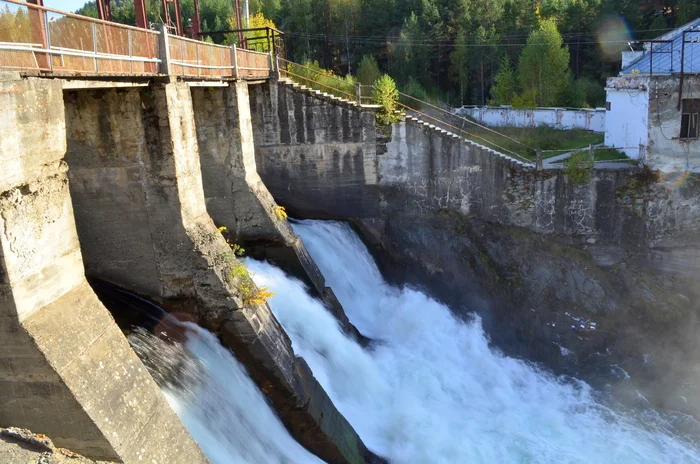 Chemalskaya HPP - My, The photo, Landscape, Chemal, Hydroelectric power station, Tourism, Energy (energy production)