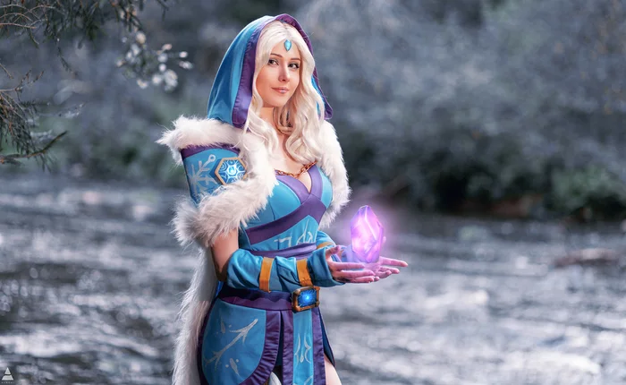 Crystal Maiden Cosplay | Dota 2 - My, Fashion model, Girl with tattoo, Cosplay, Cosplayers, Dota 2, Crystal maiden, The photo, PHOTOSESSION, Longpost