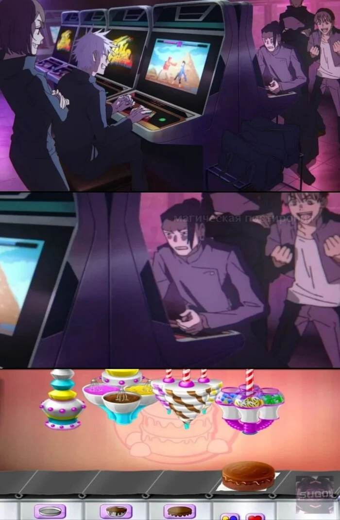 A selection of memes on Magic Battle - Anime memes, Anime, Picture with text, Spoiler, Jujutsu Kaisen, Video, Longpost