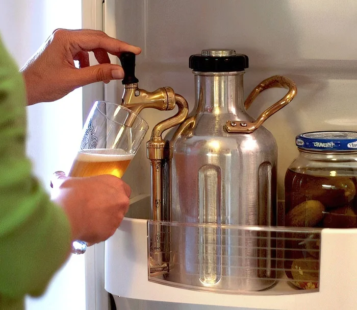 Category 5 O'clock. Home siphon for beer: vintage container from Kickstarter (18+) - My, Facts, Beer, New device, Siphon, Craft, Beverages, Longpost