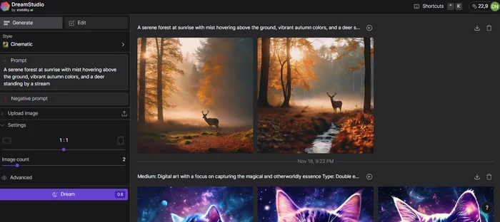 How to create your first illustration using a neural network: Step-by-step guide. Guide. Review - My, Stable diffusion, Neural Networks, Midjourney, Neural network art, Artificial Intelligence, Generating Images, Masterpiece (Yandex), Art, Phone wallpaper, Desktop wallpaper, Longpost, Series Useful services guides