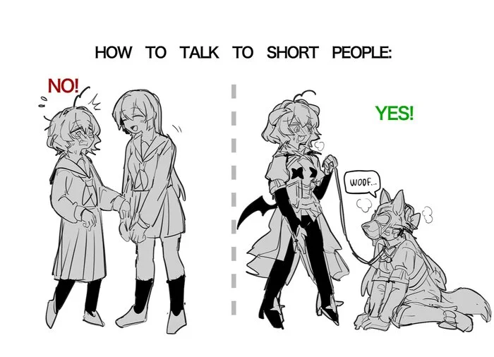 How to talk to short guys - Anime art, Anime, Mahou Shoujo ni akogarete, Utena Hiiragi, Magia Baiser, Magia Azure, Collar, Twitter (link), Yuri, Muzzle