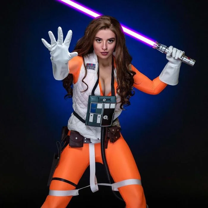 Come to the light side, the Republic needs new heroes! - Star Wars, Star Wars VII: The Force Awakens, Han Solo, Republic, Cosplay, Jedi, Cosplayers, Girls, Women, Outfit, Costume, Longpost