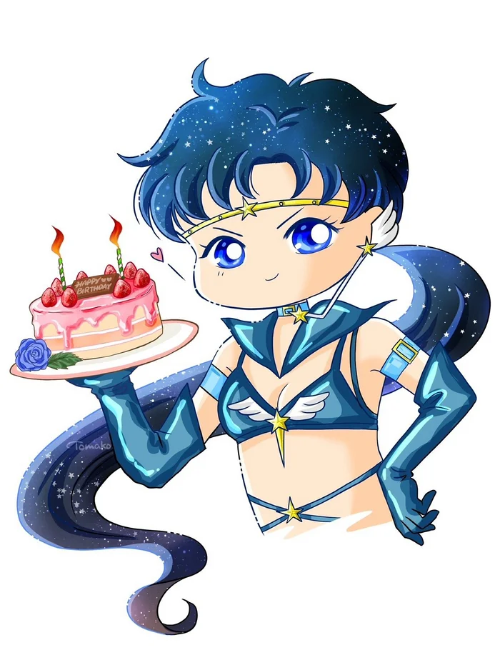 Happy Birthday, Seiya! - Sailor Moon, Anime art, Anime, Longpost, Sailor Star Fighter