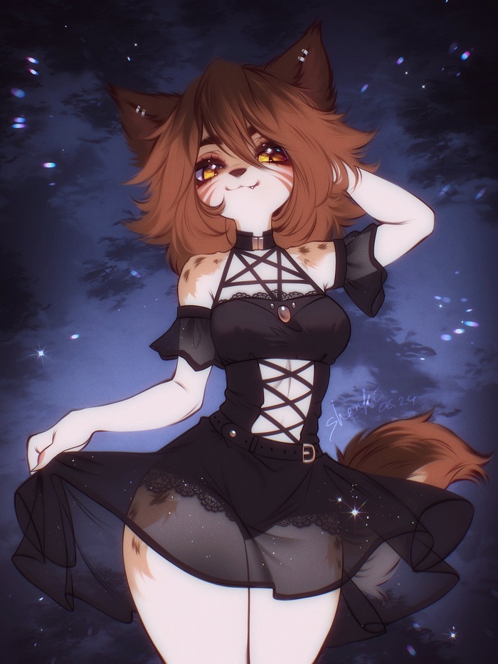 Kiri , , , Furry hyena, Furry Hybrid, Furry Cat, Shenki