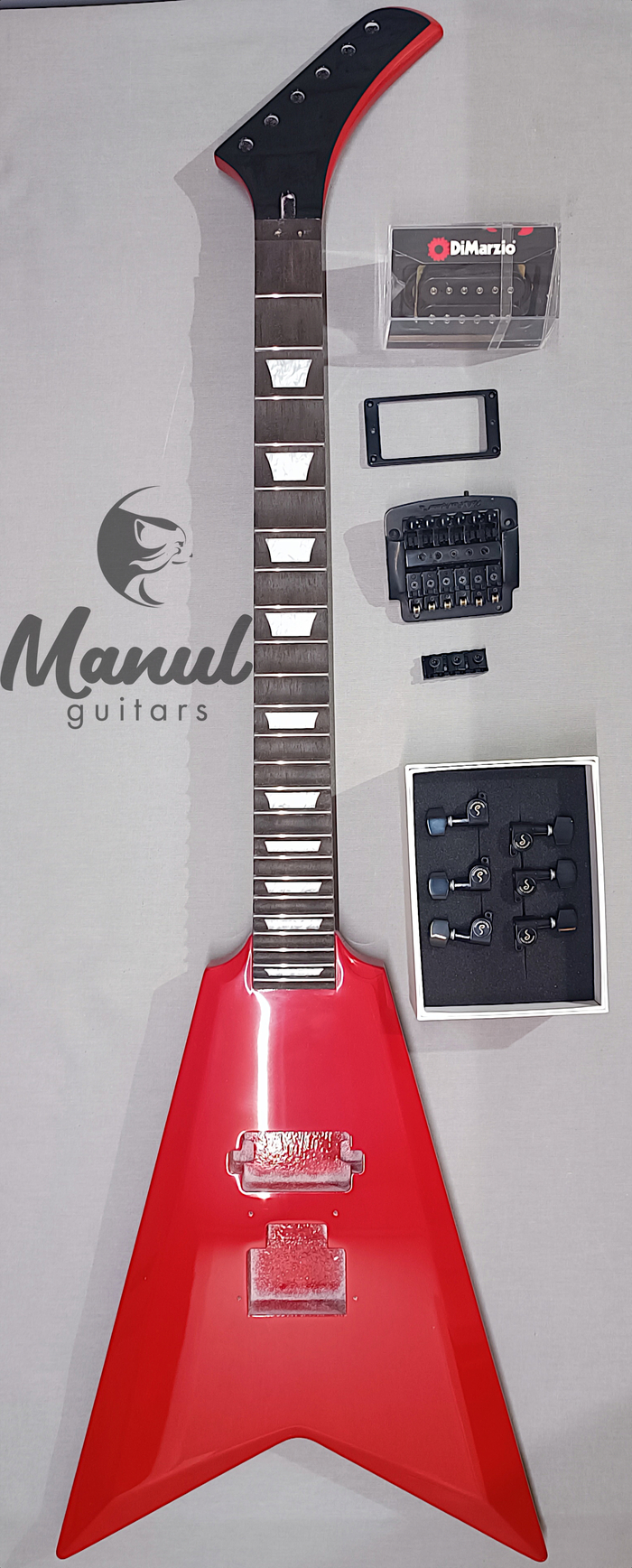 Гитара перед сборкой