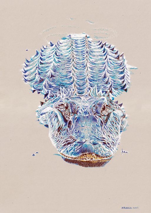 Синий крокодил