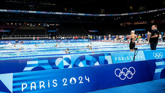 Due to a dangerous bacteria, further swimming competitions at the Olympics will be held without water - My, Olympic Games, Sport, Swimming, Paris, Satire, IA Panorama