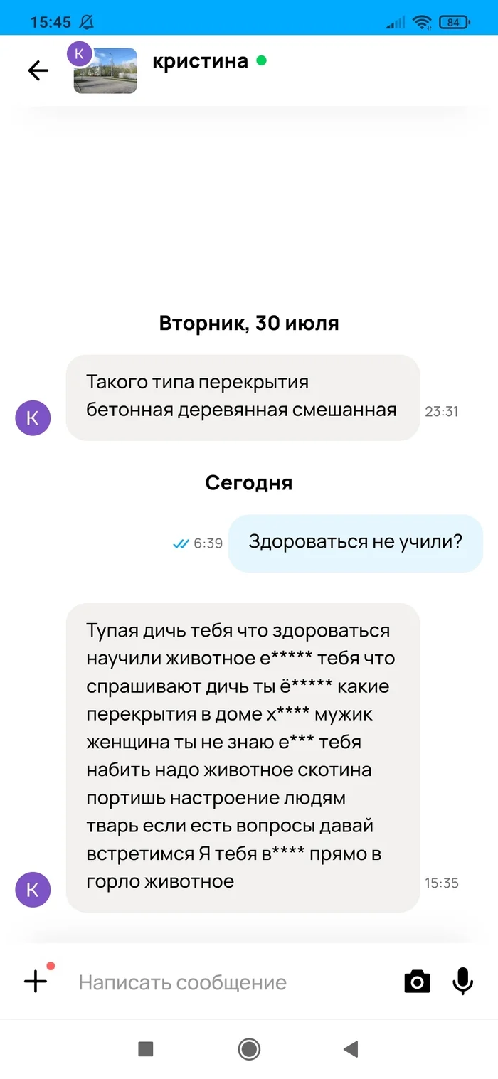 Continuation of the post “Realtors write bad reviews without any reason, but Avito supports them” - My, Lie, Avito, Property For Sale, Realtor, Fraud, Internet Scammers, Coarseness, Rudeness, Negative, Threat, Criminal article, Reply to post, Longpost